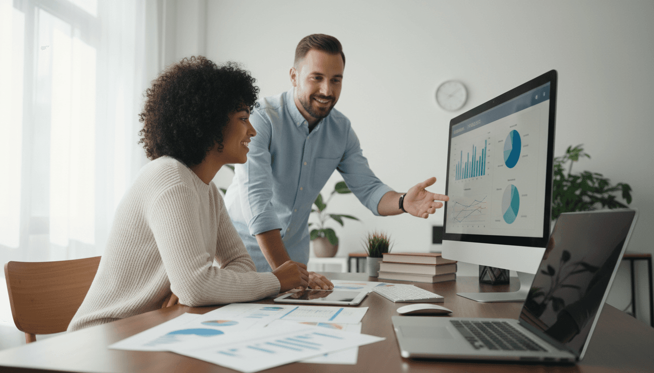 Two affiliate marketers discussing partnership and earnings potential
